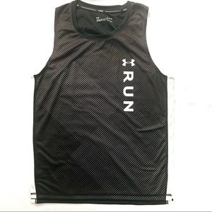Black Under Armour Lightweight Runners Tank Top